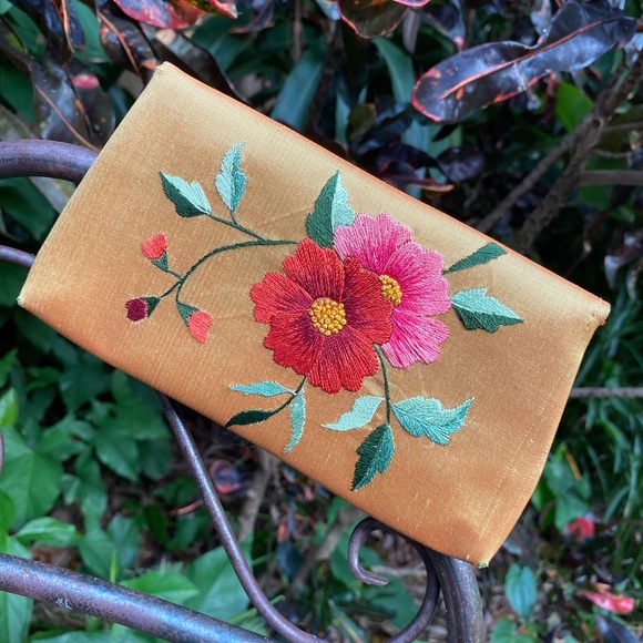 Handbags - Chan Luu silk clutch